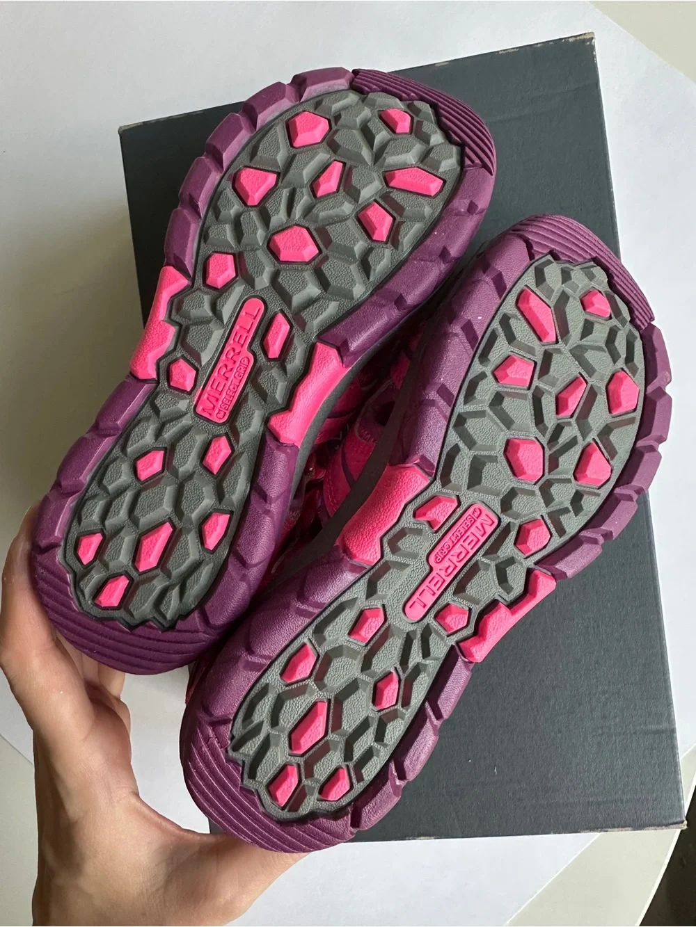 Merrell Girls' Hot Pink Closed-Toe Water Sandals